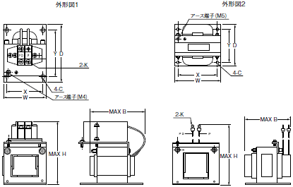 3G3JX 외형 치수 37 