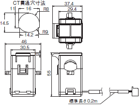 ZN-CTX / CTS / CTM 외형 치수 13 