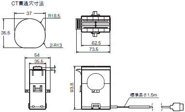 ZN-CTX / CTS / CTM 외형 치수 9 