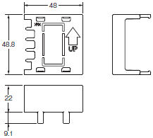 E5CC / E5CC-B / E5CC-U 외형 치수 11 