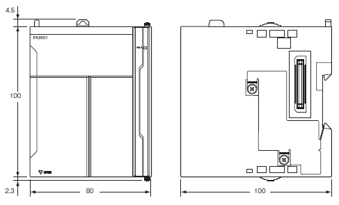 NX-PA / PD 외형 치수 2 