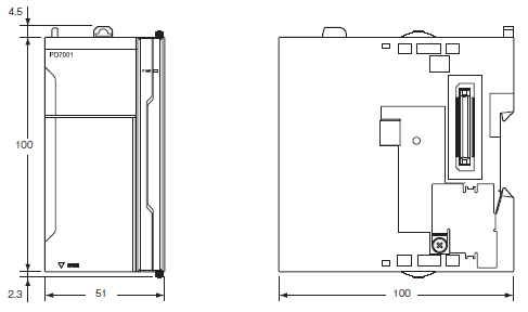 NX-PA / PD 외형 치수 3 