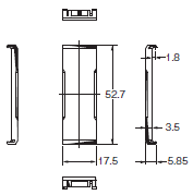 K8DT-PZ 외형 치수 4 