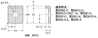E69-□ 外形寸法 16 