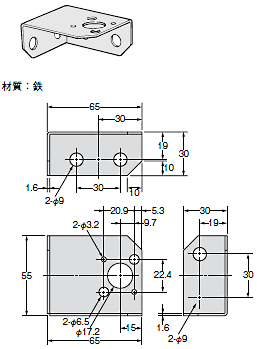 F3W-A / C 外形寸法 16 