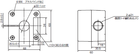 A22NE-PD / A22NE-P / A22E 外形寸法 54 