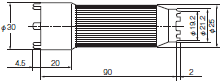 A22NE-PD / A22NE-P / A22E 外形寸法 68 