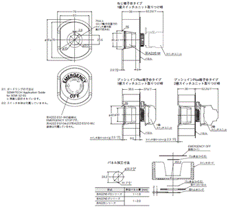 A22NE-PD / A22NE-P / A22E 外形寸法 71 