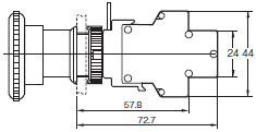 A22NE-PD / A22NE-P / A22E 外形寸法 48 