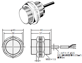 E2CA 外形寸法 7 