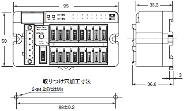 DRT2-□D16S(-1) 外形寸法 2 
