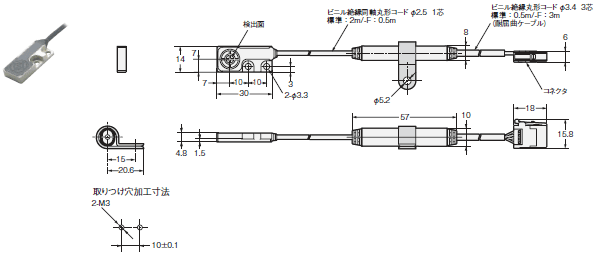 E2C-EDA 外形寸法 8 