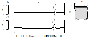 F3SJシリーズ 外形寸法 38 