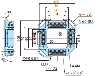 3Z4S-LTシリーズ 外形寸法 56 