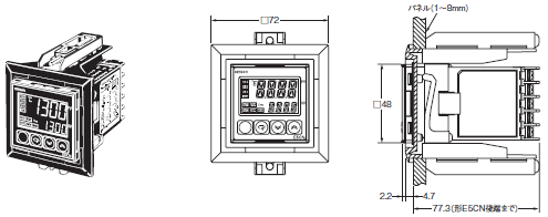 E5CN / E5CN-U 外形寸法 26 