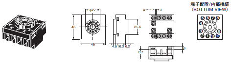 E5CN / E5CN-U 外形寸法 35 