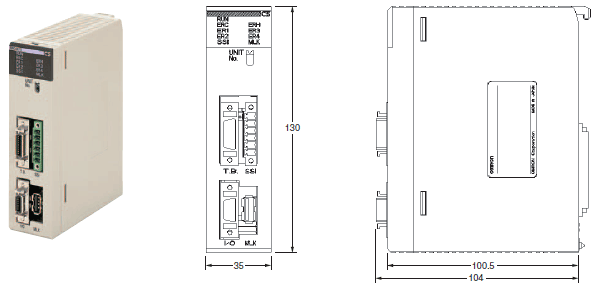 CS1W-MCH71 外形寸法 1 