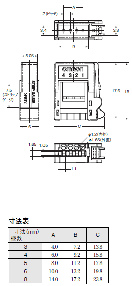 XN2 外形寸法 2 