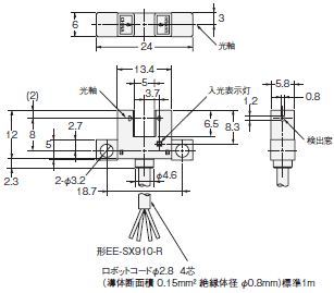 EE-SX91 外形寸法 2 