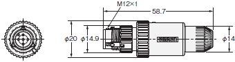 XS5 外形寸法 23 