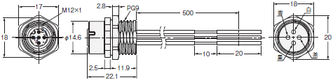 XS5 外形寸法 43 