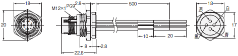 XS5 外形寸法 54 