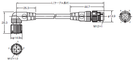 XS5 外形寸法 5 