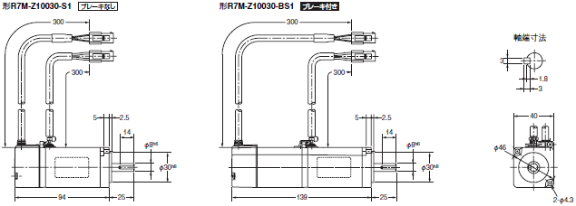 R7M-Z, R7D-ZN□-ML2 外形寸法 5 