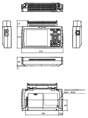 ZR-RX40 外形寸法 1 