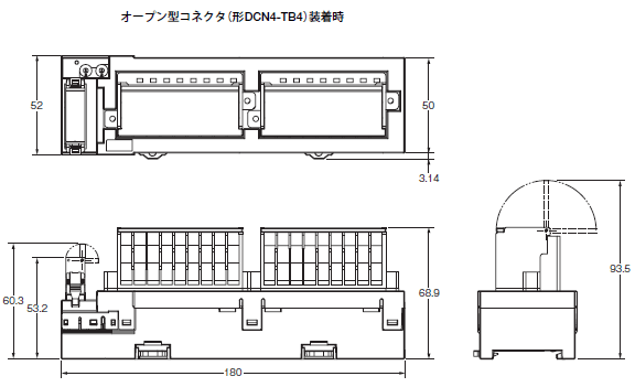 CRT1-□D08TA(-1) / □D16TA(-1) / □D08TAH(-1) / □D16TAH(-1) 外形寸法 2 