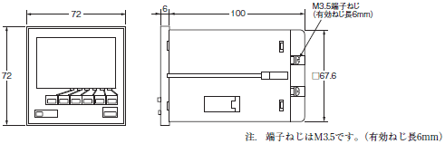 H7BX 外形寸法 3 