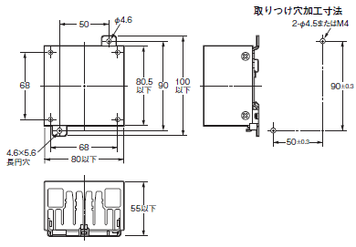 G3PE(三相) 外形寸法 13 
