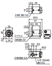 FZ3シリーズ 画像センサ/外形寸法   オムロン制御機器