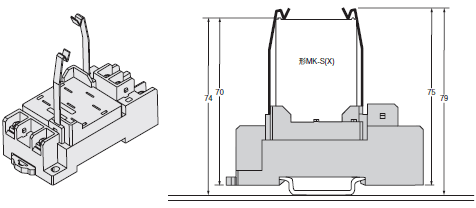 MK-S(X) 外形寸法 25 