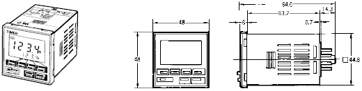 H5CR 外形寸法 1 