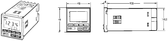 H5CR 外形寸法 2 