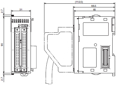 CJ1W-OC / OA / OD 外形寸法 7 