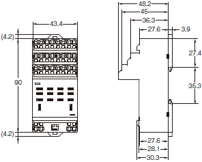 E5L-A / C 外形寸法 9 