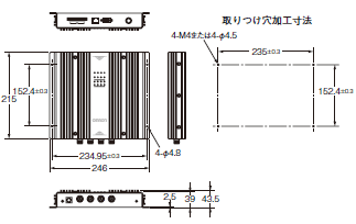 V750シリーズ 外形寸法 11 