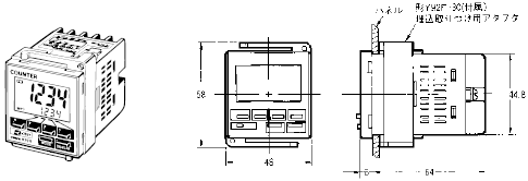 H7CR 外形寸法 5 