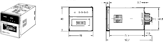 H72A 外形寸法 1 