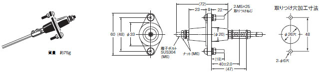 BF-□(R) / BS-1(T) 外形寸法 1 