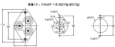 BF-□(R) / BS-1(T) 外形寸法 3 
