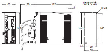 R88M-K, R88D-KN□-ECT 外形寸法 5 