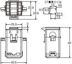 KM50-C 外形寸法 5 
