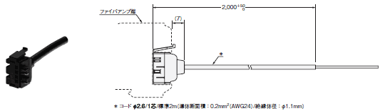 E3X-SD / NA （高性能タイプ） 外形寸法 11 