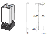 61F用付属品 外形寸法 4 