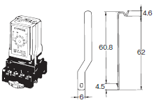 61F用付属品 外形寸法 7 