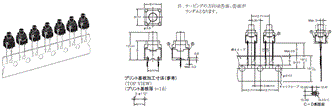 B3WN 外形寸法 2 