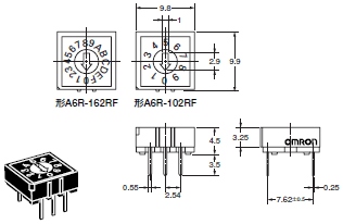 A6R / A6RV 外形寸法 3 